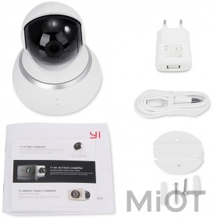 IP Камера Xiaomi YI Dome Camera 360° 1080P White (YI-93005)