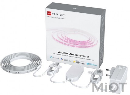 Світлодіодна стрічка та керуючий блок Xiaomi Yeelight LED Lightstrip Plus 1S RGB Wi-Fi 2м (up to 10m) (YLDD05YL)