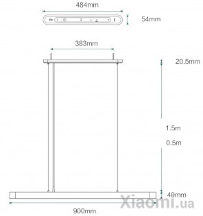 Потолочный смарт-светильник Xiaomi Yeelight Crystal Pendant Light (Meteorite) 900mm 33W 2700-6000K (YLDL01YL/YLDL011GL)