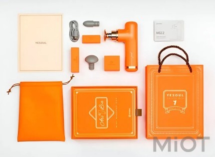 Портативный массажер Xiaomi YESOUL Massage Gun Orange MG-12
