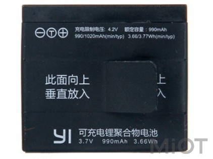Батарея до камери YI Sport Basic 990 mAh YI Action Camera Battery (AZ13-2) Sony