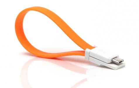 Портативный USB кабель Xiaomi Mi Colorful orange 20 см