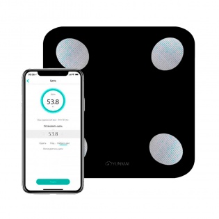 Весы YUNMAI Balance Smart Scale Black (M1690-BK)