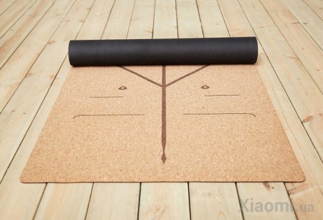 Коврик для йоги Xiaomi YUNMAI Cork Wood Yoga Mat (YMYG-C601)