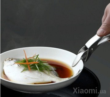 Зажим для посуды из нержавеющей стали Huohou Fireproof Stainless Steel Anti-hot Clip