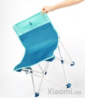 Стульчик для пикника Zao Feng Early Wind ultra light aluminium folding chair Blue