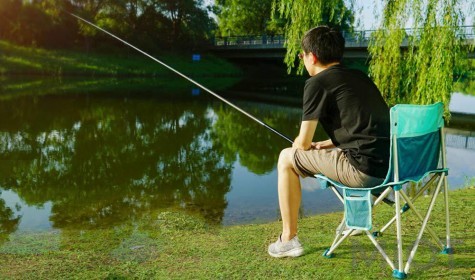 Стільчик для пікніка Zao Feng Early Wind ultra light aluminium folding chair Blue