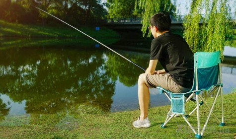 Стульчик для пикника Zao Feng Early Wind ultra light aluminium folding chair Blue