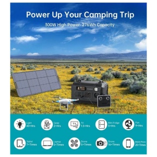 Портативна електростанція Choetech (BS002-V2) 300W/276Wh/83200mAh