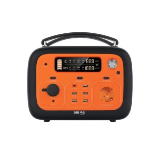 Зарядная станция Sigma mobile X-Power SI140APS Black-Orange (4827798424520)
