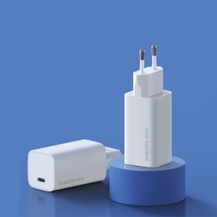Зарядное устройство Xiaomi Mi 65W Fast Charger with GaN Tech Type-C White (BHR4499GL)