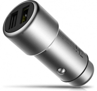 Зарядное устройство ZMI 18W QC3.0 Fast Car Charger Silver