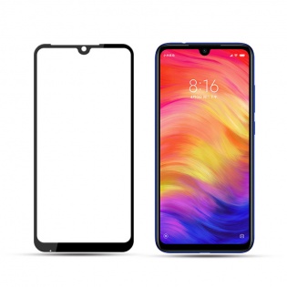 Захисне скло 3D 9H (full glue) (без упаковки) для Xiaomi Redmi Note 7 / Note 7 Pro / Note 7s Чорне (108724)