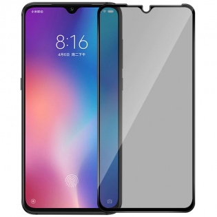 Защитное стекло Privacy 5D (full glue) для Xiaomi Redmi 9A / 9C Черный (147442)