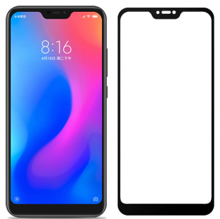 Защитное стекло Zifriend 5D Full Face (full glue) для Xiaomi Mi 8 Lite / Mi 8 Youth (Mi 8X) Черное (100555)