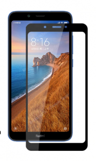 Защитное стекло Zifriend 5D Full Face (full glue) для Xiaomi Redmi 7A Черный (104399)