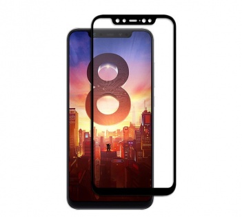 Захисне кольорове 3D скло Mocolo для Xiaomi Mi 8 SE Чорний (83067)