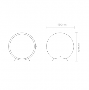 Зеркало для макияжа с LED подсветкой Xiaomi Jordan-Judy (NV534)