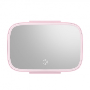 Зеркало на автомобильный козырек с LED подсветкой Xiaomi Baseus (CRBZJ01-04) Pink