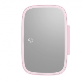 Зеркало на автомобильный козырек с LED подсветкой Xiaomi Baseus (CRBZJ01-04) Pink