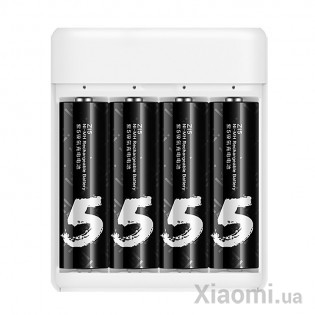 Зарядное устройство Xiaomi ZMi ZI5 PB401 for AA/AAA Kit (+ 4шт AA Z15 1700mAh)