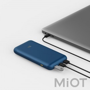 Універсальна батарея Xiaomi ZMI 10 Pro Power Bank 20000 mAh 65W Blue (QB823)