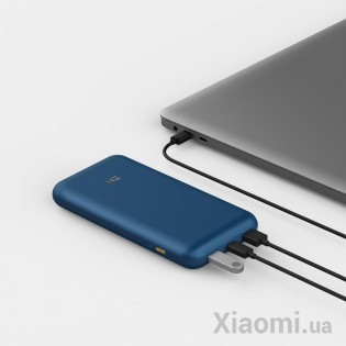 Универсальная батарея Xiaomi ZMI 10 Pro Power Bank 20000mah 65W (QB823) Blue