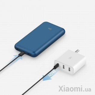 Универсальная батарея Xiaomi ZMI 10 Pro Power Bank 20000mah 65W (QB823) Blue