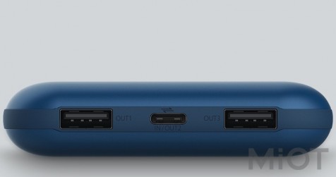 Універсальна батарея Xiaomi ZMI 10 Pro Power Bank 20000 mAh 65W Blue (QB823)