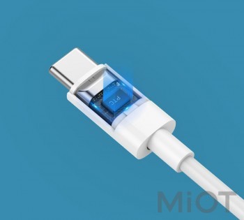 Кабель Xiaomi ZMi AL306E USB-C to USB-C Cable 5A White 0.5m