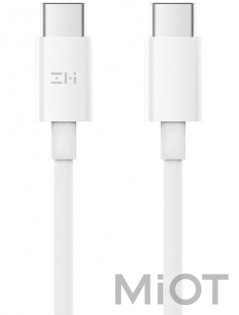 Кабель Xiaomi ZMi AL307E USB-C to USB-C Cable 5A White 1m