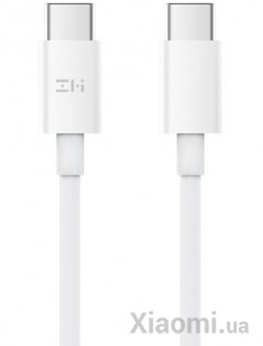 Кабель Xiaomi ZMi AL307E USB-C to USB-C Cable 5A White 1m