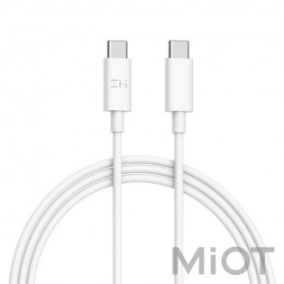 Кабель Xiaomi ZMi AL307E USB-C to USB-C Cable 5A White 1m