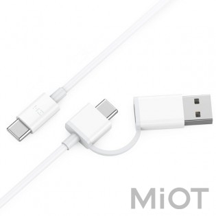 Кабель Xiaomi ZMi AL311 USB-C/USB-A 100cm White