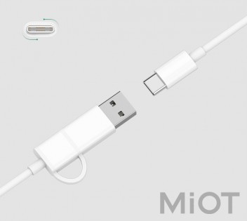 Кабель Xiaomi ZMi AL311 USB-C/USB-A 100cm White
