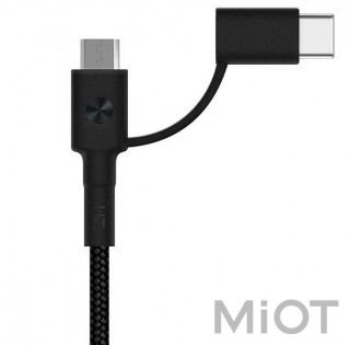 Кабель Xiaomi ZMi AL403 USB - Type-C/Micro USB 2 in 1 Black (100 см)