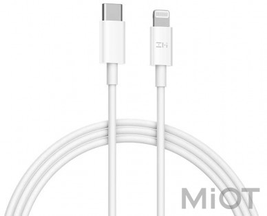 Кабель Xiaomi ZMi AL870 USB-C to Lighthing Cable 1m White