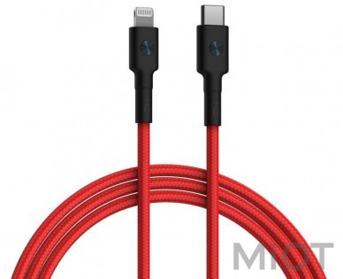 Кабель Xiaomi ZMi AL873 USB-C - Lighting Red (Kevlar)