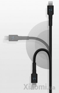 Кабель Xiaomi ZMi AL872 USB-C - Lighting Black 0.3m