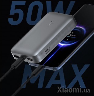 Универсальная батарея Xiaomi ZMi Multifunctional Power Bank 10000mAh 50W Dark Grey (QB816)