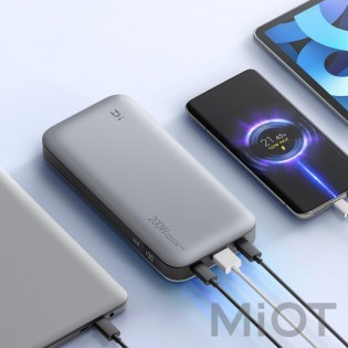 Зовнішній акумулятор (Power Bank) ZMI No. 20 Model 25000 mAh 210W Backup Battery (QB826G)