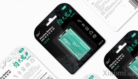 Батарейка Xiaomi ZMi 9V Крона (6LR61)
