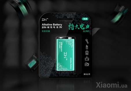 Батарейка Xiaomi ZMi 9V Крона (6LR61)