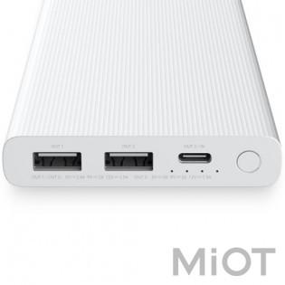 Універсальна батарея Xiaomi ZMi powerbank 10000mAh Two-Way Fast Charge White JD810-WH