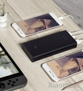 Универсальная батарея Xiaomi ZMi Powerbank 20000mAh Aura Type-C Black QB822