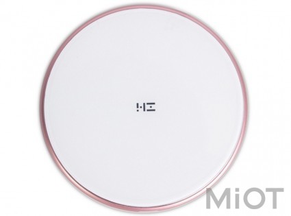 Бездротовий зарядний пристрій Xiaomi ZMi Wireless Charger White/Pink with 18W Adapter (WTX10W+)