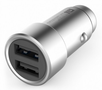 Автомобільний зарядний пристрій Xiaomi Car Charger Silver