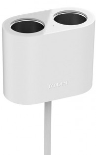 Адаптер Xiaomi RoidMi 1 to 2 charger car adapter White