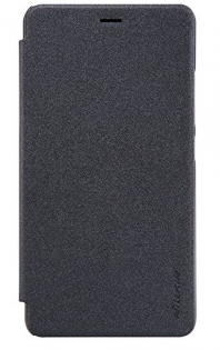 Шкіряний чохол книжка Xiaomi Nillkin SP-LC HM до смартфонів Redmi Note 2 Black