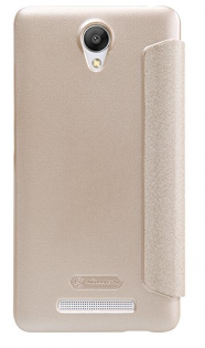 Кожаный чехол Nillkin Sparkle Series для Xiaomi Redmi Note 2 Gold SP-LC HM